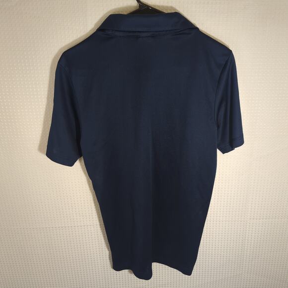 Adidas Small Navy Polo Shirt Boston Logo Short Sleeve Performance Golf Athletic - Picture 4 of 4
